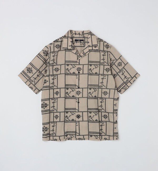 SHIPS「SHIPS: エンブロイダリー オープンカラー シャツ」|シャツ・ブラウス|