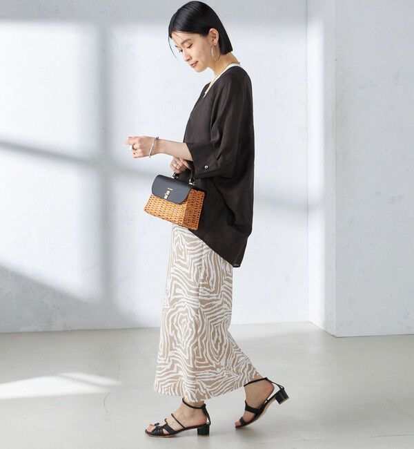 SHIPS for women「〈手洗い可能〉ゼブラ プリント マーメイド スカート ◇」|スカート|