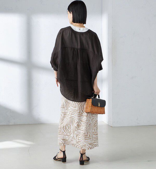 SHIPS for women「〈手洗い可能〉ゼブラ プリント マーメイド スカート ◇」|スカート|