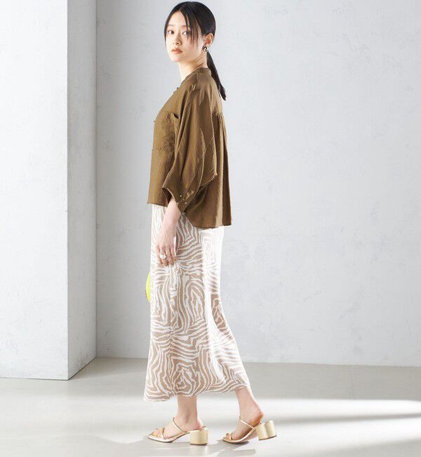 SHIPS for women「〈手洗い可能〉ゼブラ プリント マーメイド スカート ◇」|スカート|