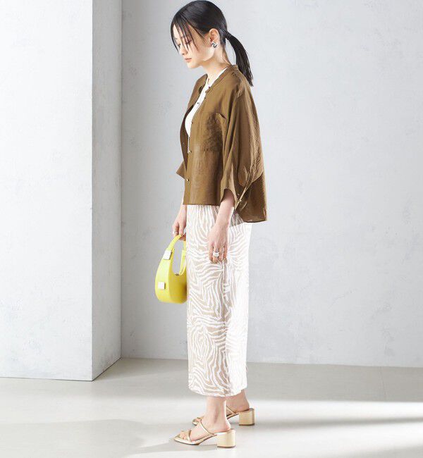 SHIPS for women「〈手洗い可能〉ゼブラ プリント マーメイド スカート ◇」|スカート|