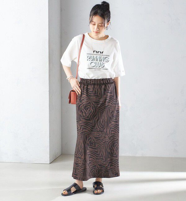 SHIPS for women「〈手洗い可能〉ゼブラ プリント マーメイド スカート ◇」|スカート|