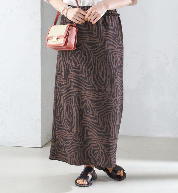 SHIPS for women「〈手洗い可能〉ゼブラ プリント マーメイド スカート ◇」|スカート|