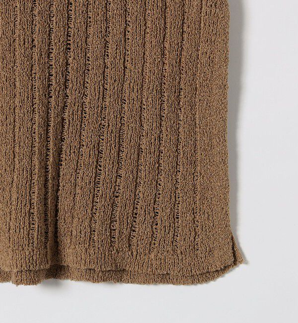 SHIPS any「SHIPS any:〈手洗い可能〉ブークレヤーン ワイドリブ ニット ワンピース」|ワンピース|