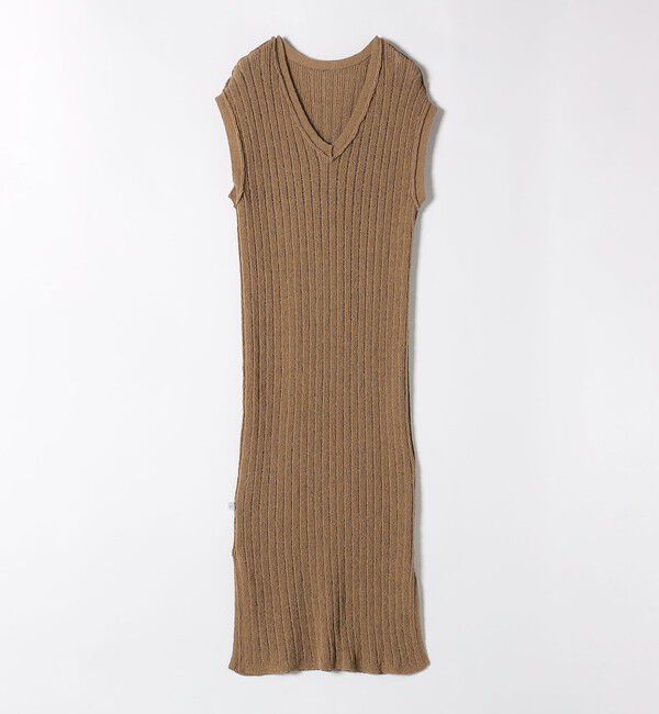 SHIPS any「SHIPS any:〈手洗い可能〉ブークレヤーン ワイドリブ ニット ワンピース」|ワンピース|