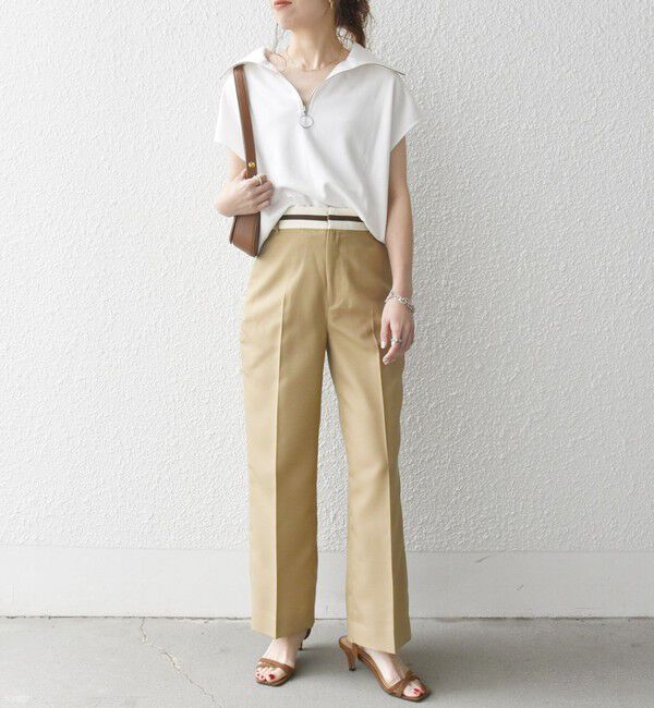 SHIPS any「SHIPS any:〈洗濯機可能〉ミニ裏毛 ハーフ ジップ フレンチ プルオーバー」|プルオーバー|