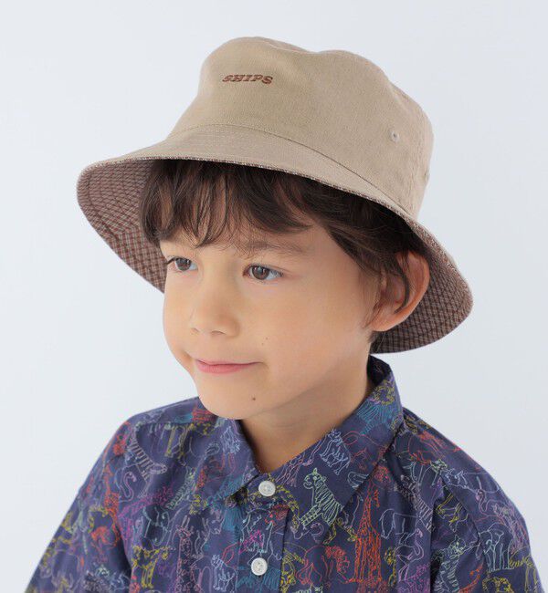 SHIPS KIDS「SHIPS KIDS:コットン リバーシブル ハット」|ハット|