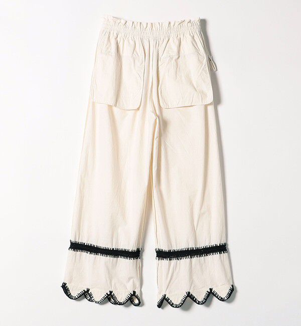 SHIPS any「bon_meur:〈洗濯機可能〉ブランケット エンブロイダリー パンツ」|その他|