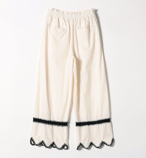 SHIPS any「bon_meur:〈洗濯機可能〉ブランケット エンブロイダリー パンツ」|その他|