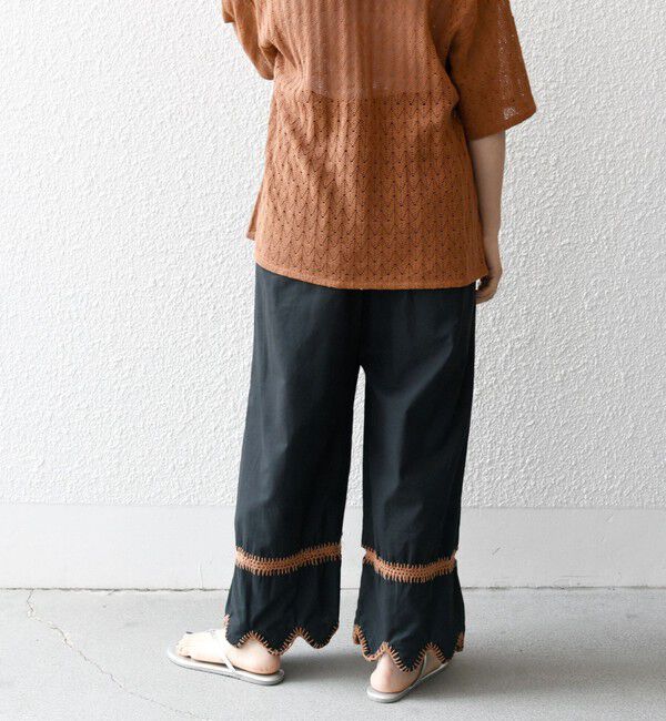 SHIPS any「bon_meur:〈洗濯機可能〉ブランケット エンブロイダリー パンツ」|その他|