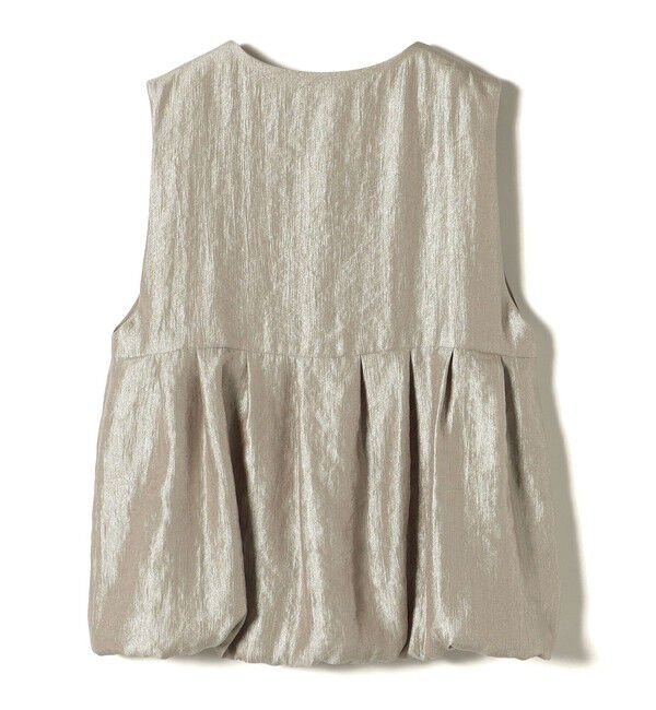SHIPS for women「〈手洗い可能〉サテン タック バルーン ジレ」|ベスト・ジレ|