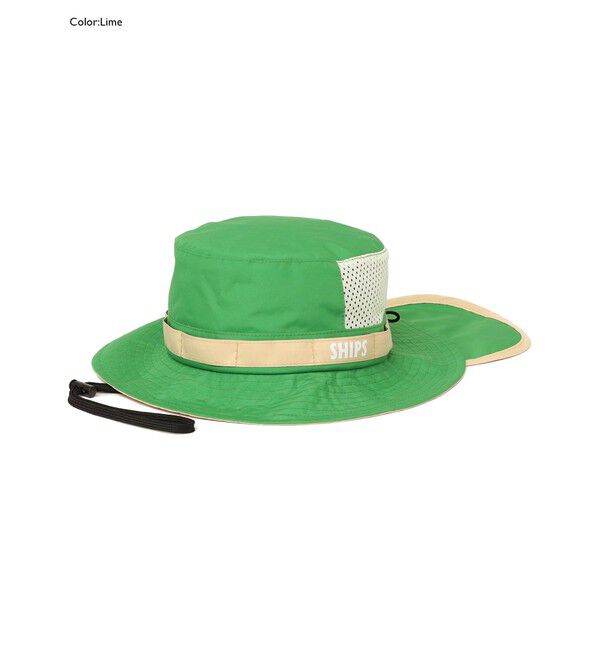 SHIPS KIDS「SHIPS KIDS:〈UVカット/撥水/吸水速乾〉サファリ ハット」|ハット|