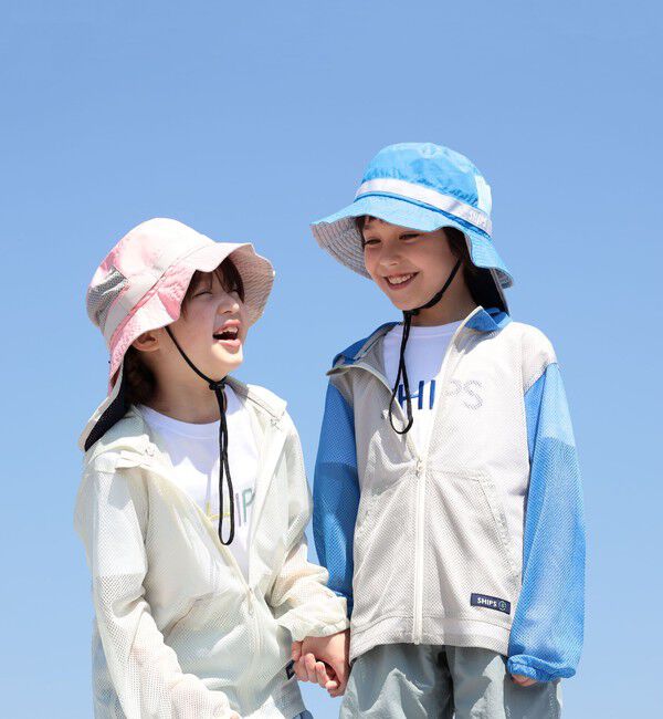 SHIPS KIDS「SHIPS KIDS:〈UVカット/撥水/吸水速乾〉サファリ ハット」|ハット|