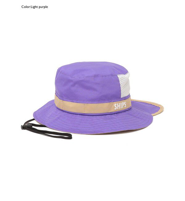 SHIPS KIDS「SHIPS KIDS:〈UVカット/撥水/吸水速乾〉サファリ ハット」|ハット|