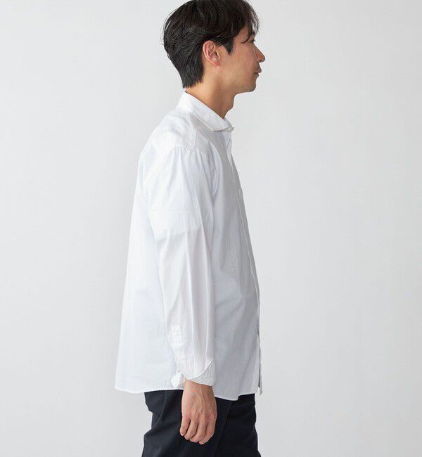 SHIPS「SHIPS: セミワイド スムース テックス ブロードシャツ」|シャツ・ブラウス|