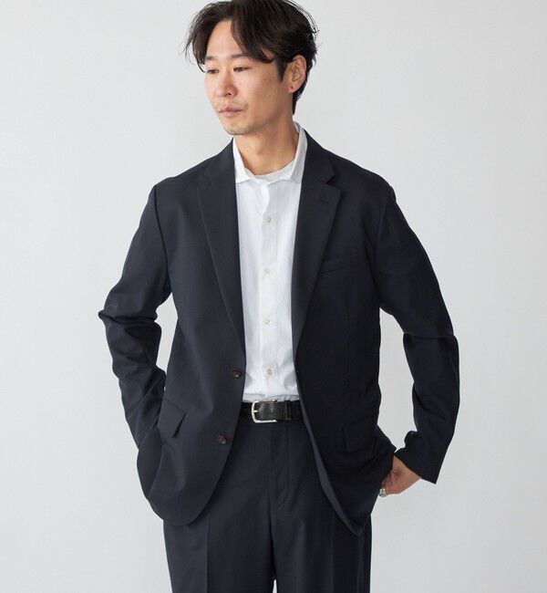 SHIPS「SHIPS: セミワイド スムース テックス ブロードシャツ」|シャツ・ブラウス|