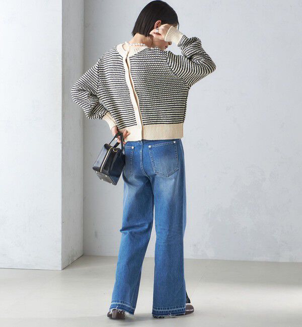 SHIPS for women「〈手洗い可能〉ジャカード プルオーバー」|ニット・セーター|