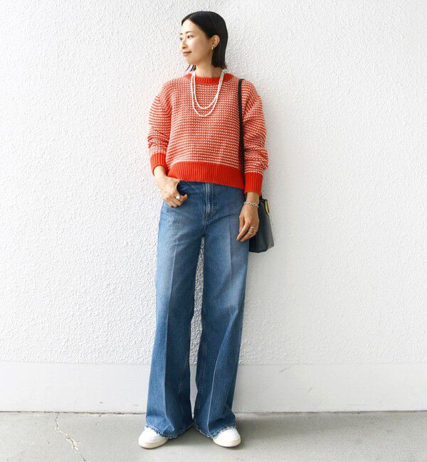 SHIPS for women「〈手洗い可能〉ジャカード プルオーバー」|ニット・セーター|