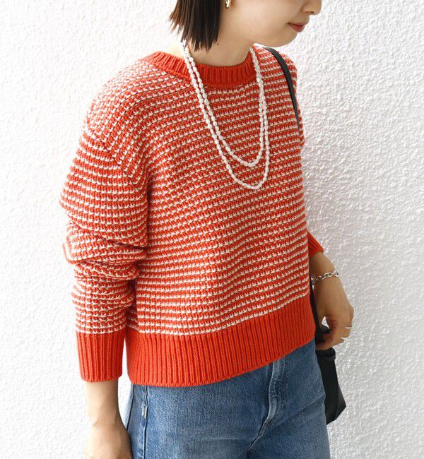 SHIPS for women「〈手洗い可能〉ジャカード プルオーバー」|ニット・セーター|