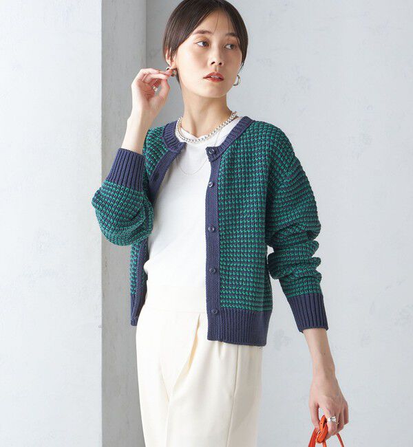 SHIPS for women「〈手洗い可能〉ジャカード プルオーバー」|ニット・セーター|