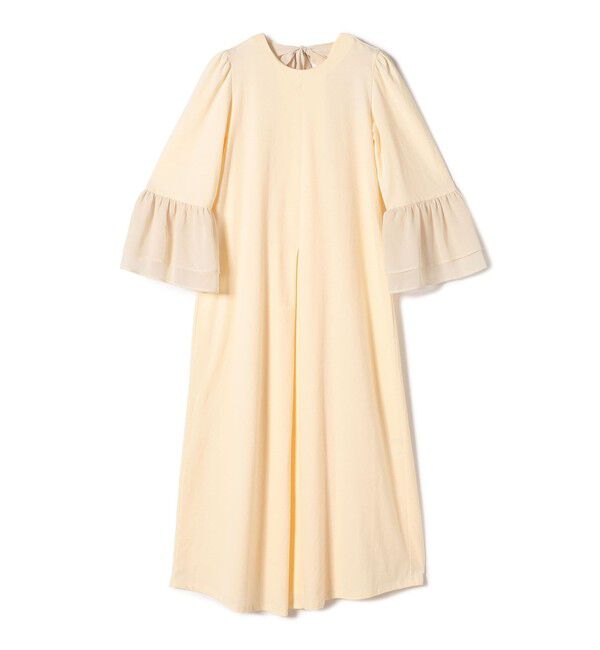 SHIPS for women「【WEB限定】〈手洗い可能〉バック リボン タック ワンピース」|ワンピース|