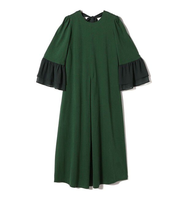 SHIPS for women「【WEB限定】〈手洗い可能〉バック リボン タック ワンピース」|ワンピース|