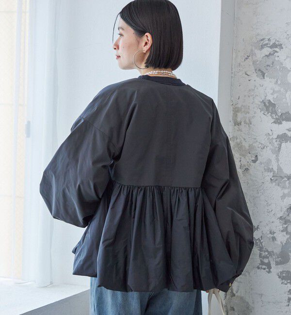 SHIPS for women「ペプラム バルーン 中綿 ブルゾン」|その他|