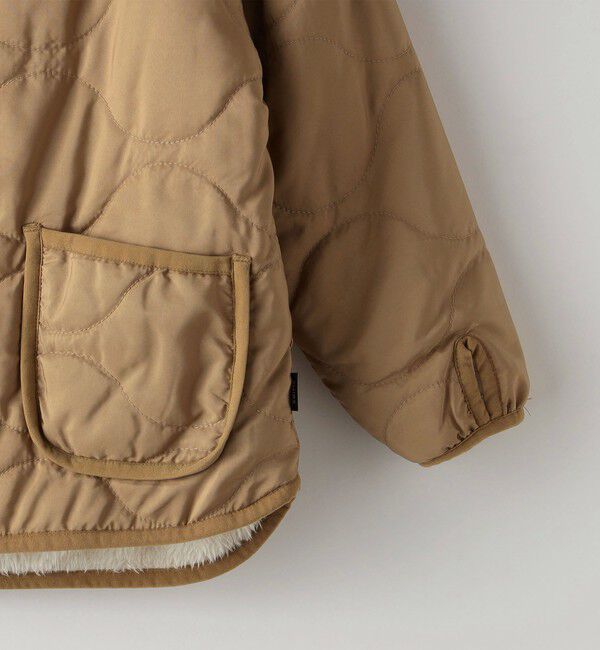 SHIPS KIDS「SHIPS KIDS:80～90cm / 〈手洗い可能〉ボア&times;キルティング リバーシブル ブルゾン」|その他|