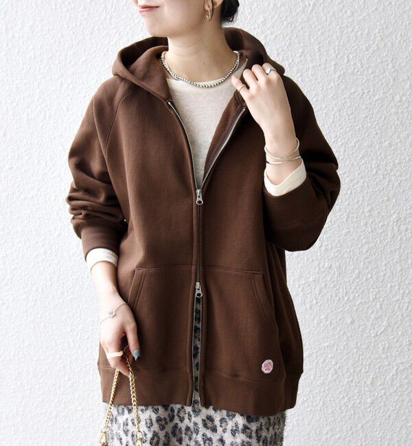 SHIPS any「SHIPS any:〈洗濯機可能〉USAコットン 裏起毛 ジップ スウェット パーカー」|パーカー|