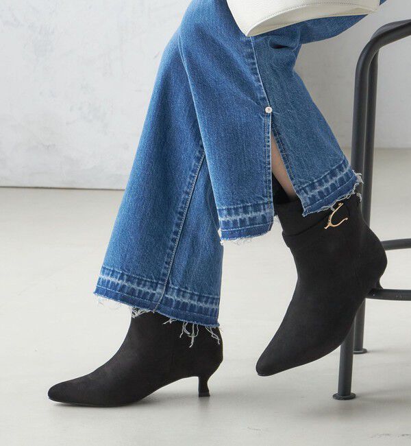 SHIPS for women「【WEB限定】ワイド シャフト ブーツ」|ショートブーツ|