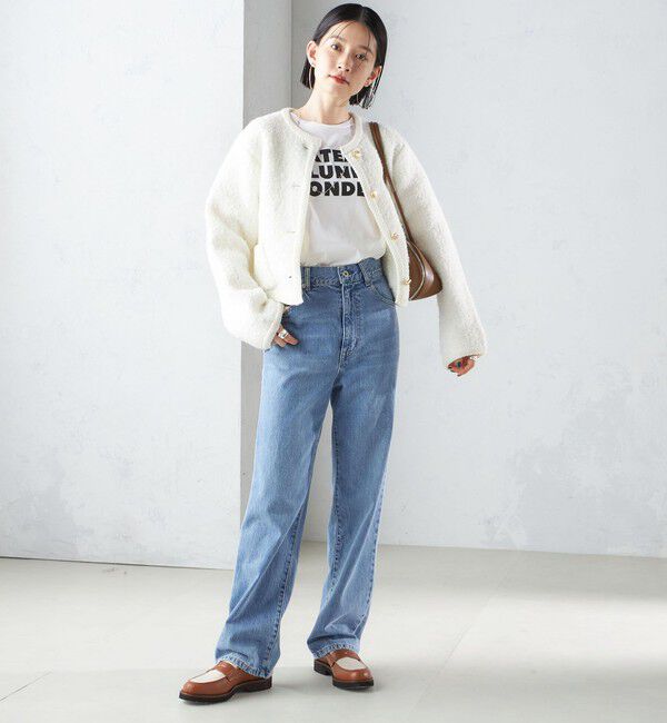 SHIPS for women「〈手洗い可能〉メタル釦 パイル ジャケット」|その他|