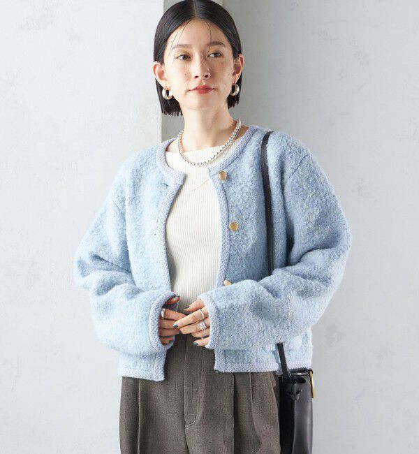 SHIPS for women「〈手洗い可能〉メタル釦 パイル ジャケット」|その他|