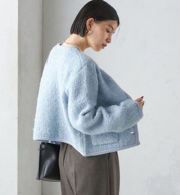 SHIPS for women「〈手洗い可能〉メタル釦 パイル ジャケット」|その他|
