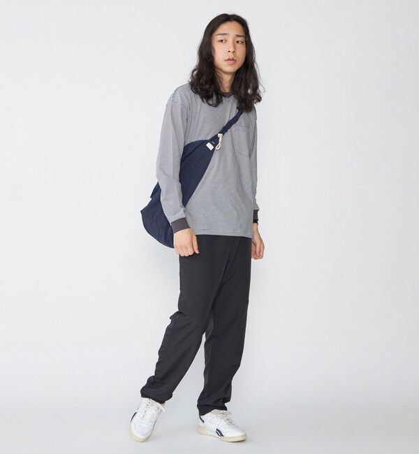 SHIPS「SHIPS: マイクロ ボーダー Tシャツ (ロンT)」|Tシャツ・カットソー|