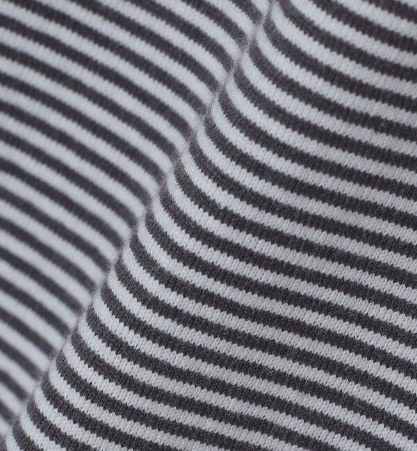 SHIPS「SHIPS: マイクロ ボーダー Tシャツ (ロンT)」|Tシャツ・カットソー|