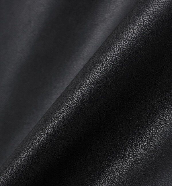 SHIPS「BENCH MARKING SHIRT: 合成皮革 カーコート」|ブルゾン・スタジャン|