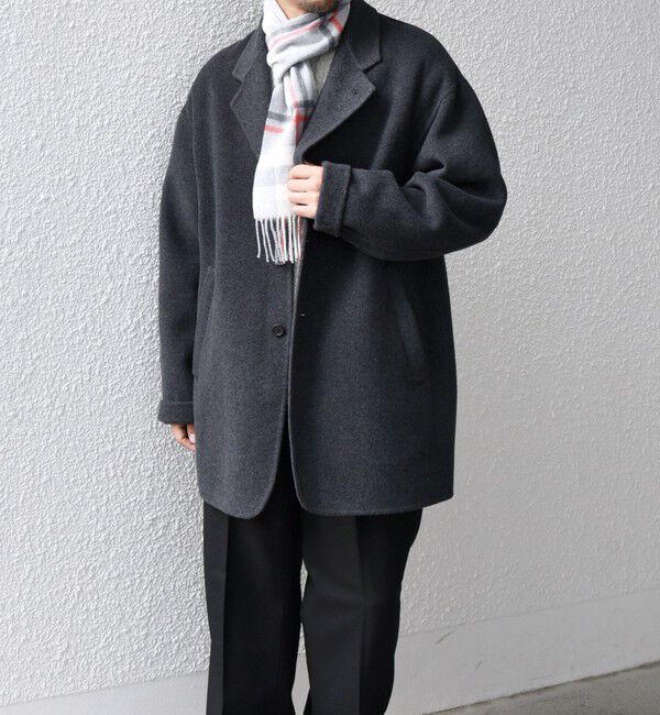 SHIPS any「SHIPS any: リバー メルトン オーバーサイズ ジャケット コート (チェスターコート)◇」|チェスターコート|