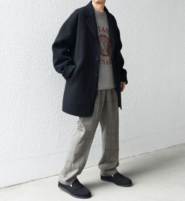 SHIPS any「SHIPS any: リバー メルトン オーバーサイズ ジャケット コート (チェスターコート)◇」|チェスターコート|