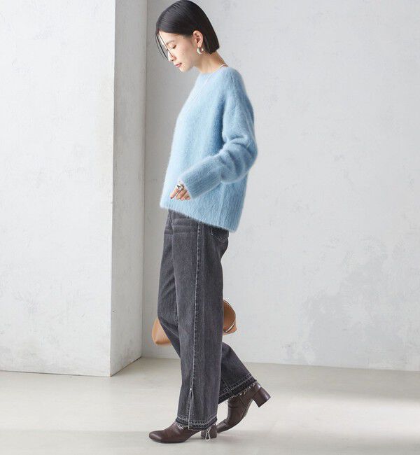 SHIPS for women「〈手洗い可能〉FOX クルーネック プルオーバー」|ニット・セーター|