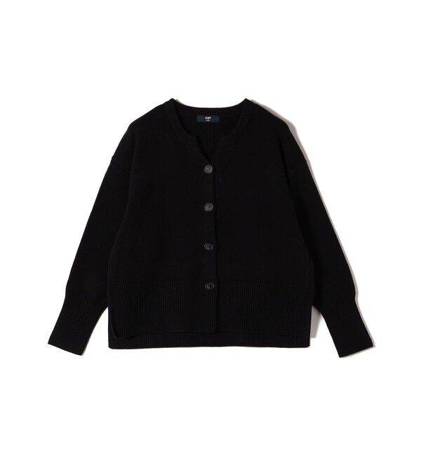 SHIPS Colors 「SHIPS Colors:〈手洗い可能〉フラッフィー キーネック カーディガン◇」|カーディガン|