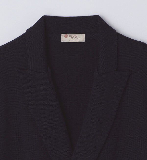 SHIPS「FLY3: ウール ダブルブレスト ニット ジャケット」|テーラードジャケット|