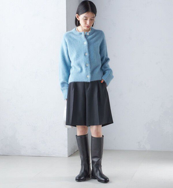 SHIPS for women「無地 フラノ センター プレス ショート パンツ」|その他|