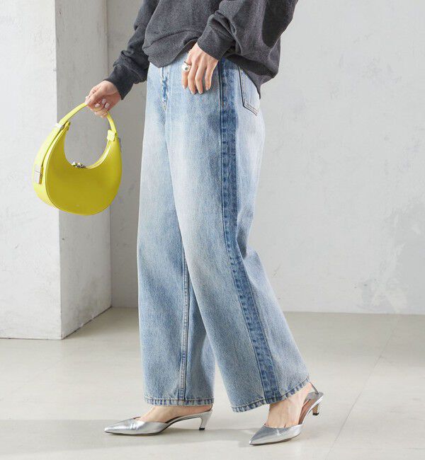 SHIPS for women「〈洗濯機可能〉パッチワーク デニム」|デニム|