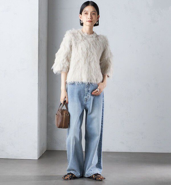 SHIPS for women「〈洗濯機可能〉パッチワーク デニム」|デニム|