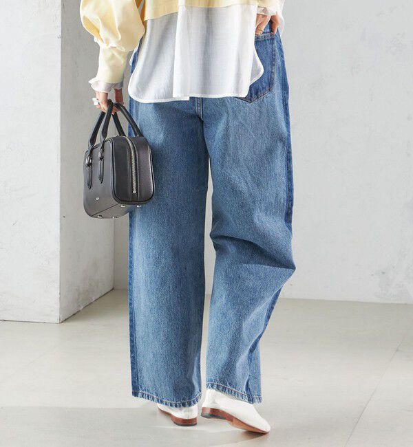 SHIPS for women「〈洗濯機可能〉パッチワーク デニム」|デニム|