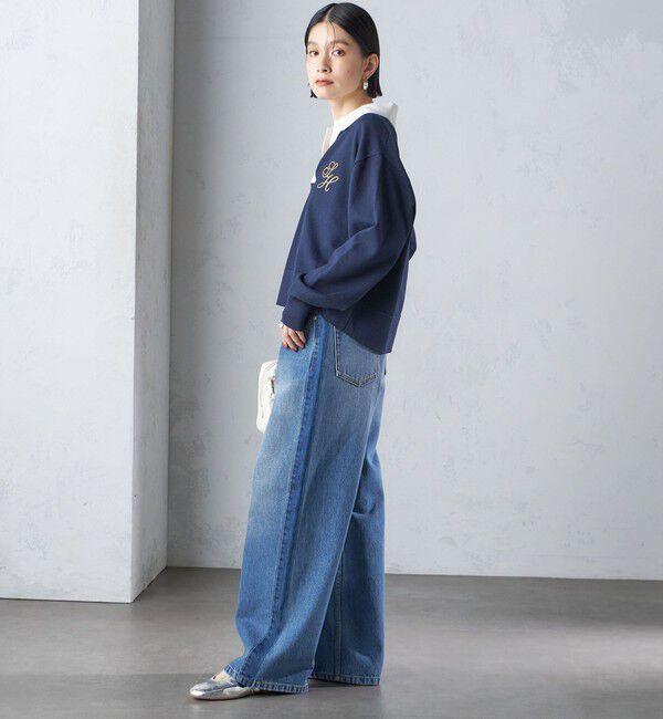 SHIPS for women「〈洗濯機可能〉パッチワーク デニム」|デニム|