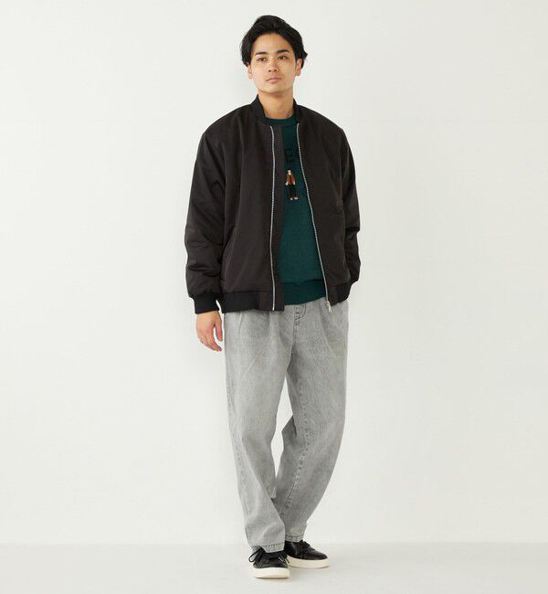 SHIPS Colors 「SHIPS Colors:〈撥水〉THERMOLITE(R) ボア ボマー ジャケット◇」|ブルゾン・スタジャン|