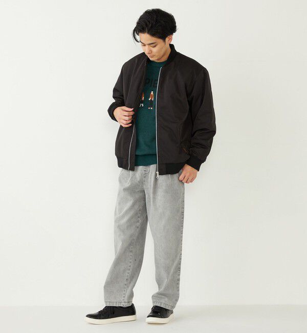 SHIPS Colors 「SHIPS Colors:〈撥水〉THERMOLITE(R) ボア ボマー ジャケット◇」|ブルゾン・スタジャン|