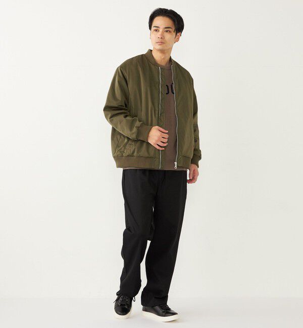 SHIPS Colors 「SHIPS Colors:〈撥水〉THERMOLITE(R) ボア ボマー ジャケット◇」|ブルゾン・スタジャン|