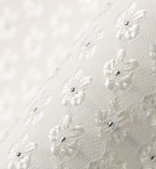 SHIPS any「SHIPS any:〈手洗い可能〉フラワー ジャカード ショート テーラード ジャケット」|テーラードジャケット|